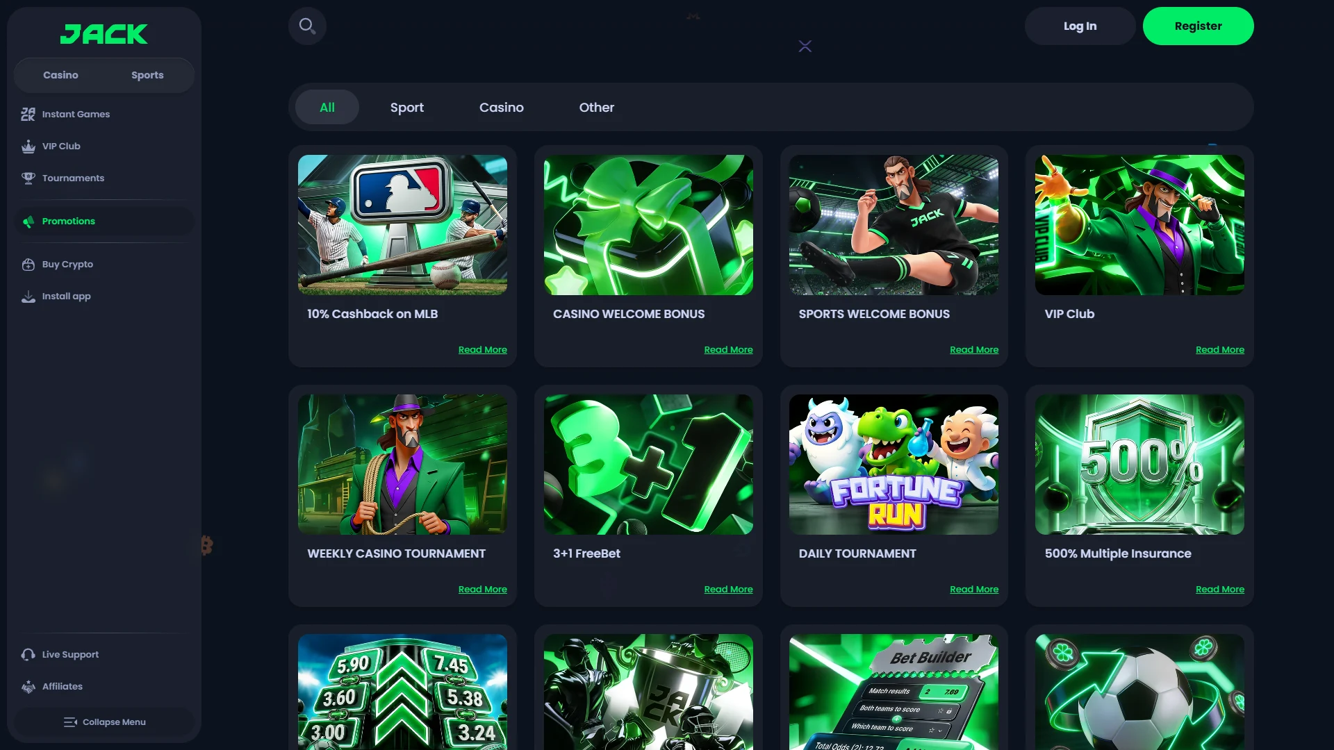 Current Jackbit bonus offers